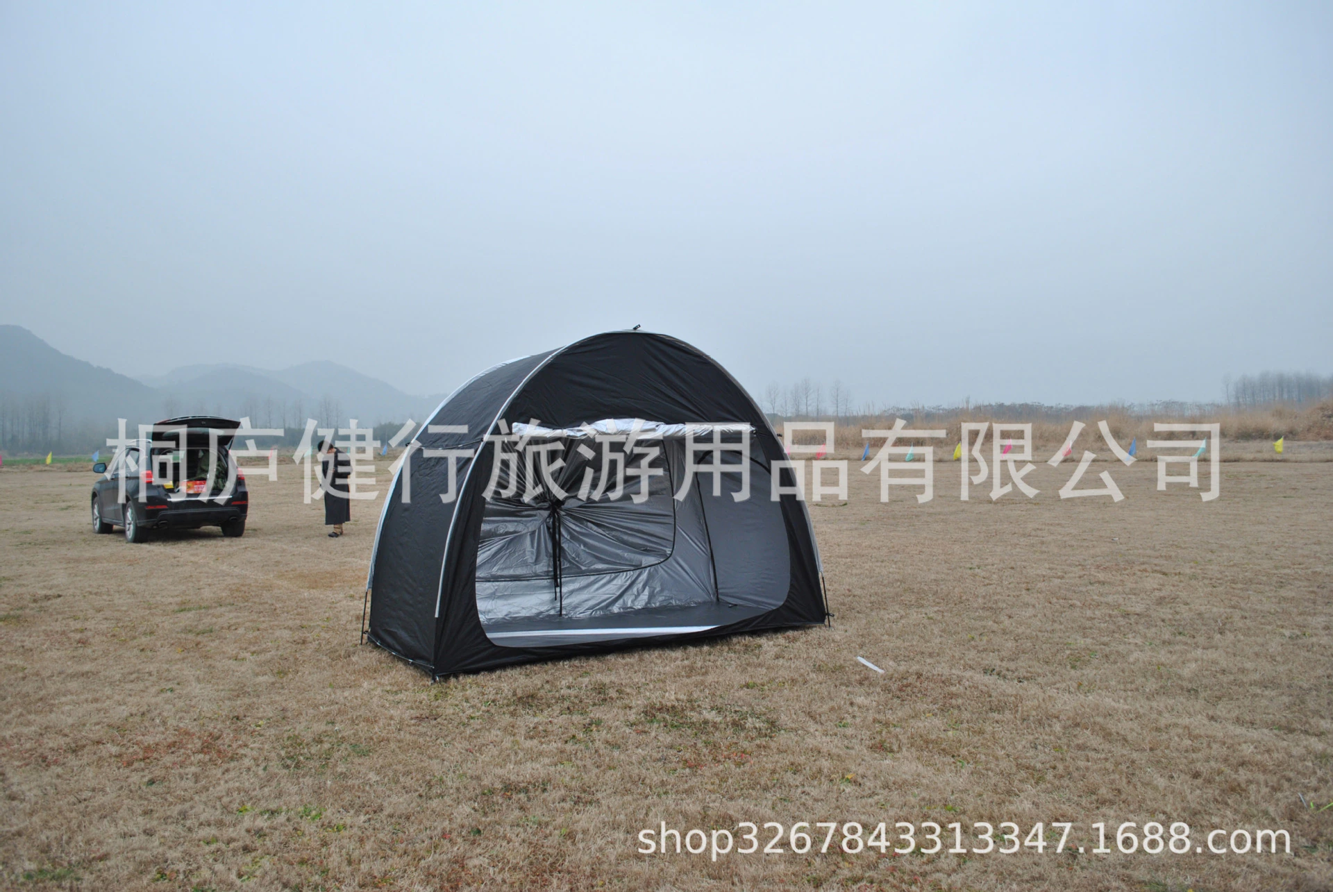 Cheap Goat Tents Outdoor Car Trunk Tent Sunshade Rainproof Tailgate Shade Awning Tent For SUV Car Self Driving Tour Barbecue Camping Tool   